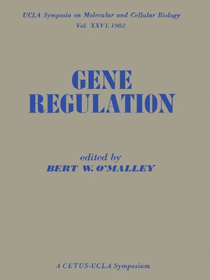 cover image of Gene Regulation